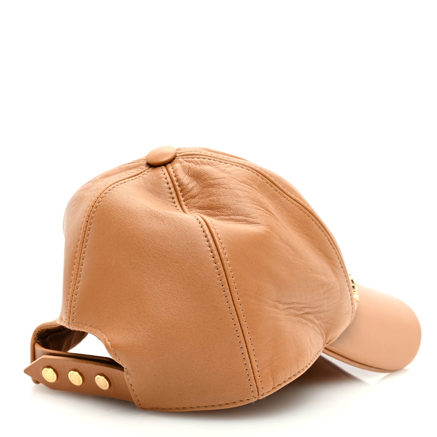 Lambskin Monogram Cruiser Cap Caramel