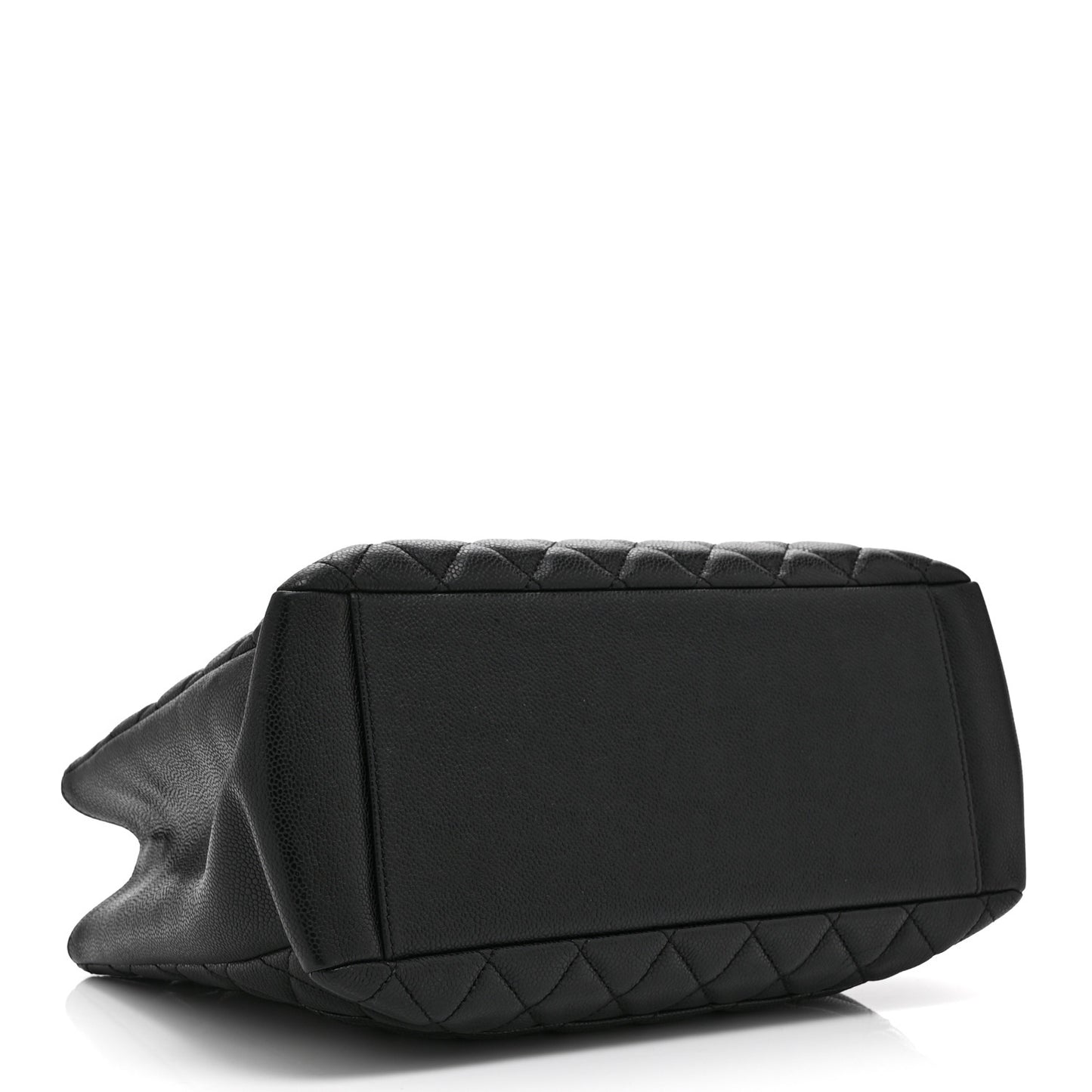 Caviar Quilted Grand Shopping Tote GST Black