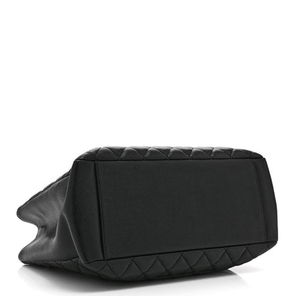 Chanel Caviar Quilted Grand Shopping Tote GST Black 4 of 10