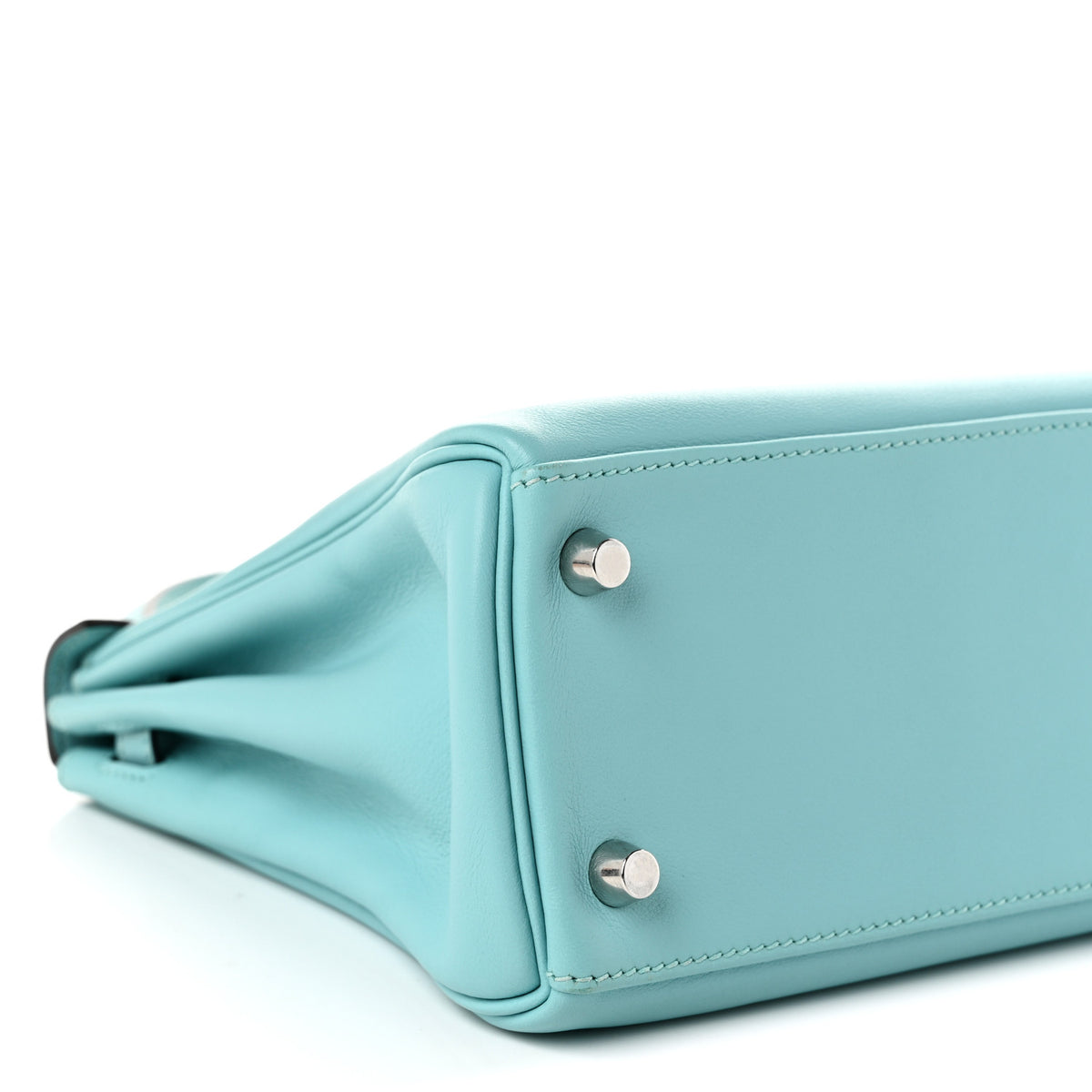 Hermes Swift Kelly Retourne 25 Bleu Atoll 9 of 10