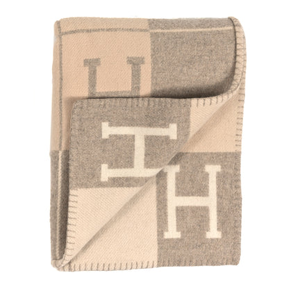 Hermes Wool Cashmere Avalon III Blanket Coco Camomille 2 of 5