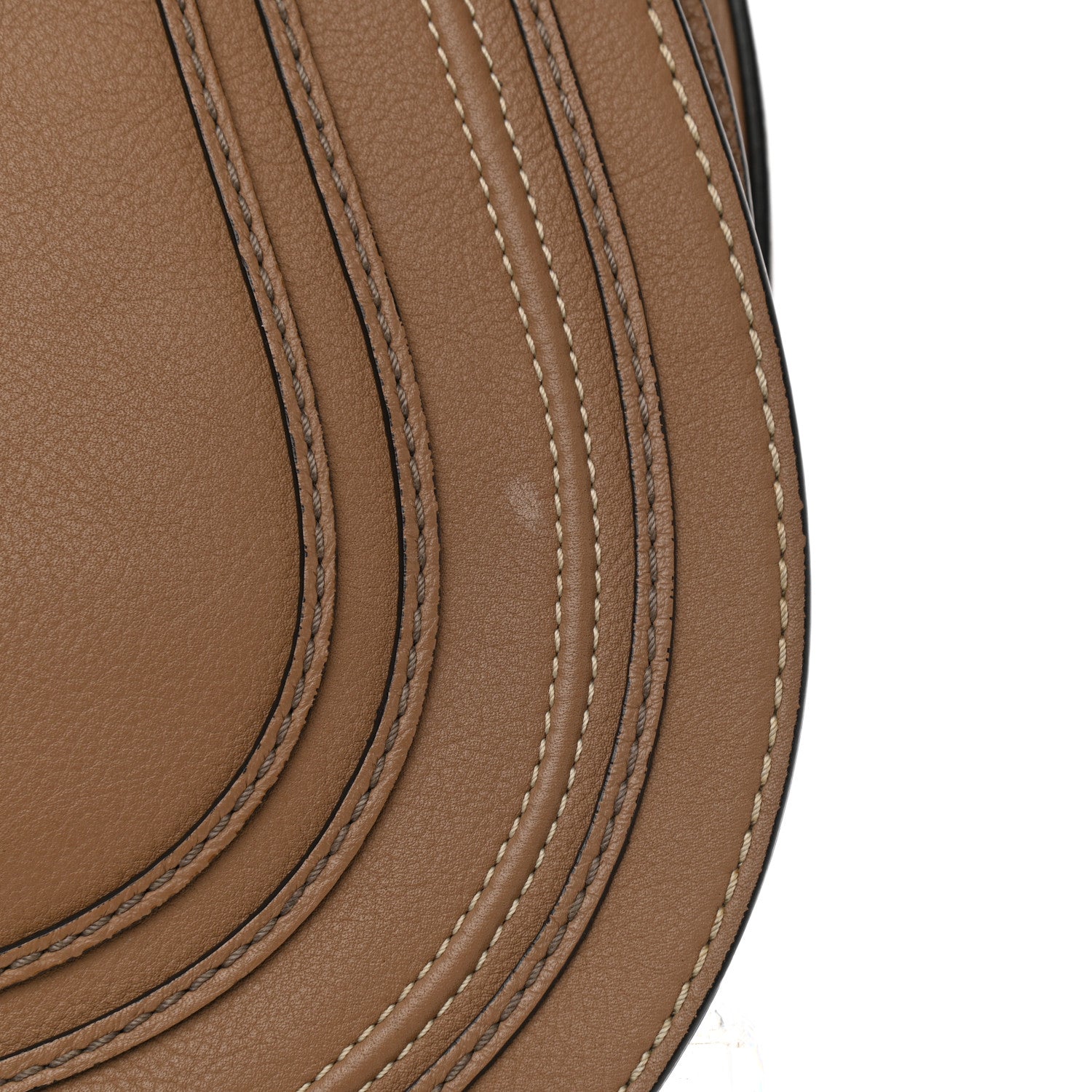 Chloe Calfskin Medium Marcie Round Crossbody Bag Nut 11 of 13