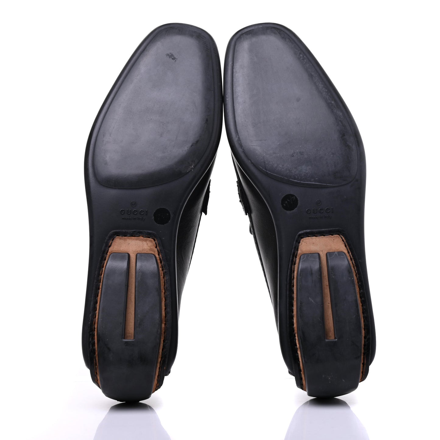 Calfskin Mens Horsebit Driver Loafers 7.5 Black