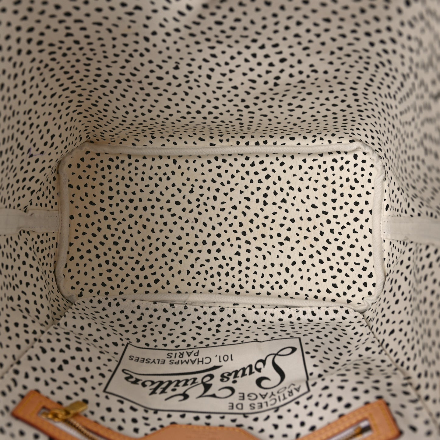 Monogram Kusama Waves Neverfull MM White
