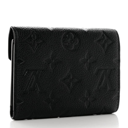 Louis Vuitton Empreinte Victorine Wallet Black 3 of 10