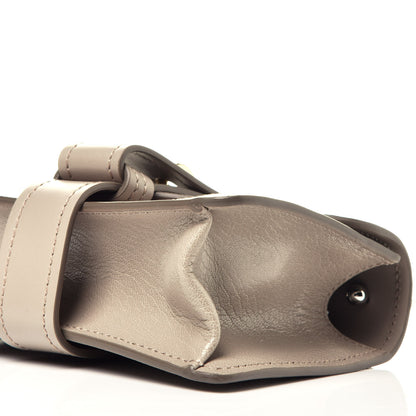Chloe Shiny Goatskin Calfskin Mini Aby Chain Shoulder Bag Motty Grey 9 of 9