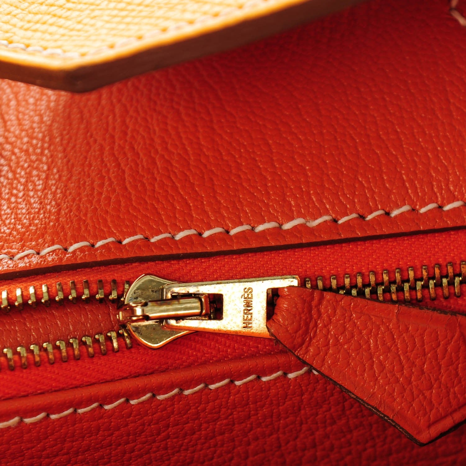 Hermes Epsom Candy Birkin 35 Jaune D'Or Feu 17 of 26