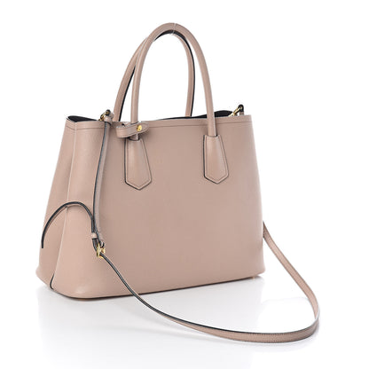Prada Saffiano Cuir Medium Double Bag Cammeo 3 of 9