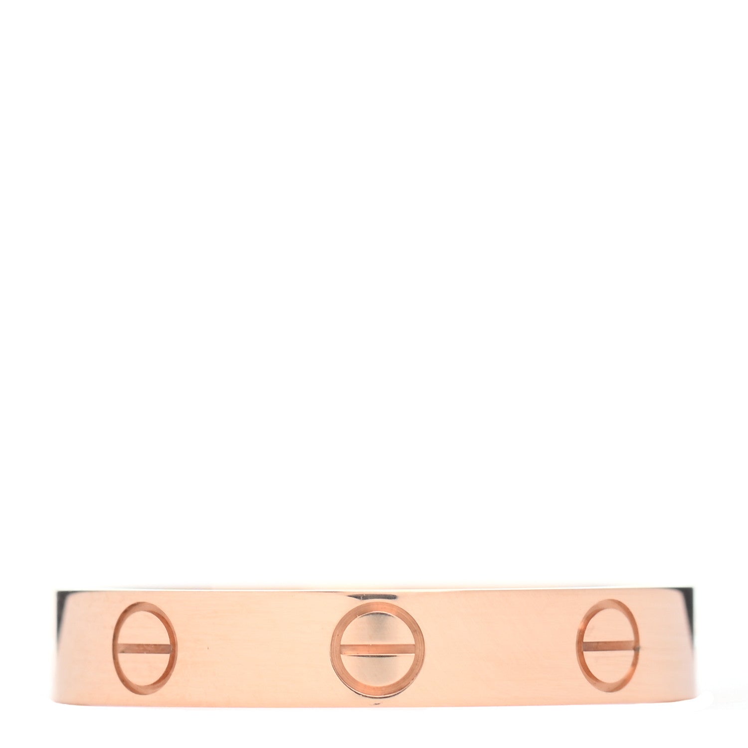 Cartier 18K Pink Gold 3.5mm LOVE Wedding Band Ring 57 8 1 of 5