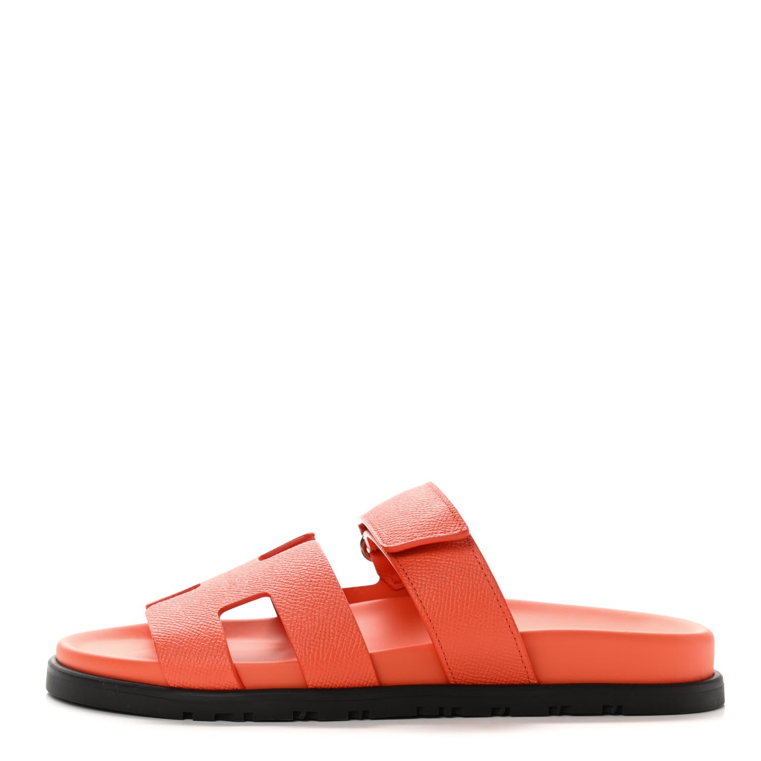 Hermes Epsom Womens Chypre Sandals 38 Rose Sorbet 1 of 9