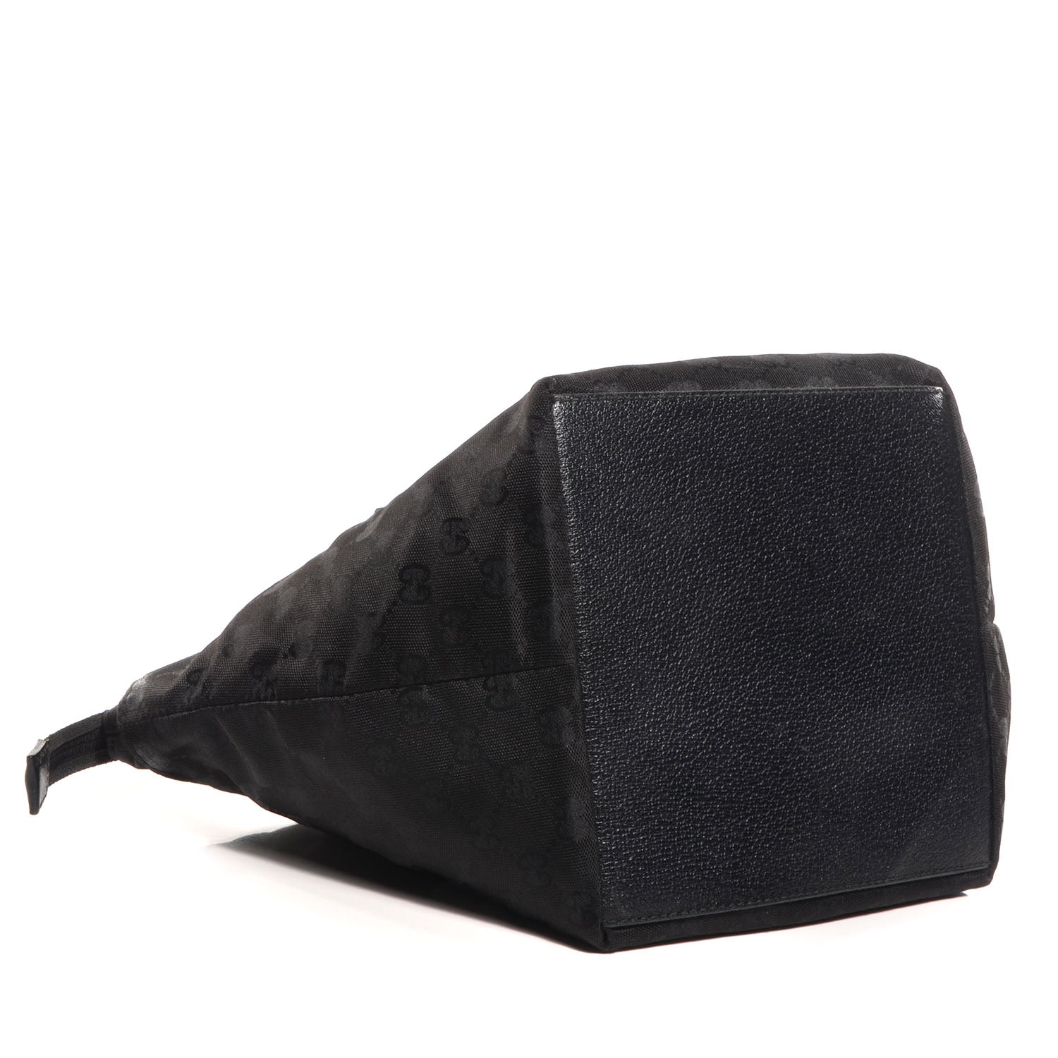 Gucci GG Monogram Small Web Handle Bucket Tote Black 4 of 7