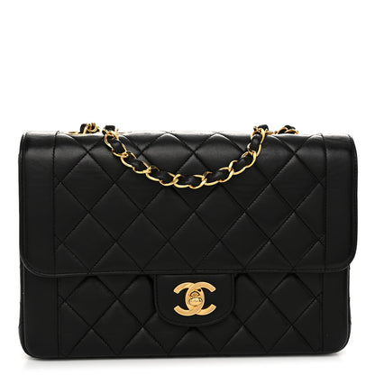 Chanel Lambskin Quilted Small Single Flap Black 1 of 11