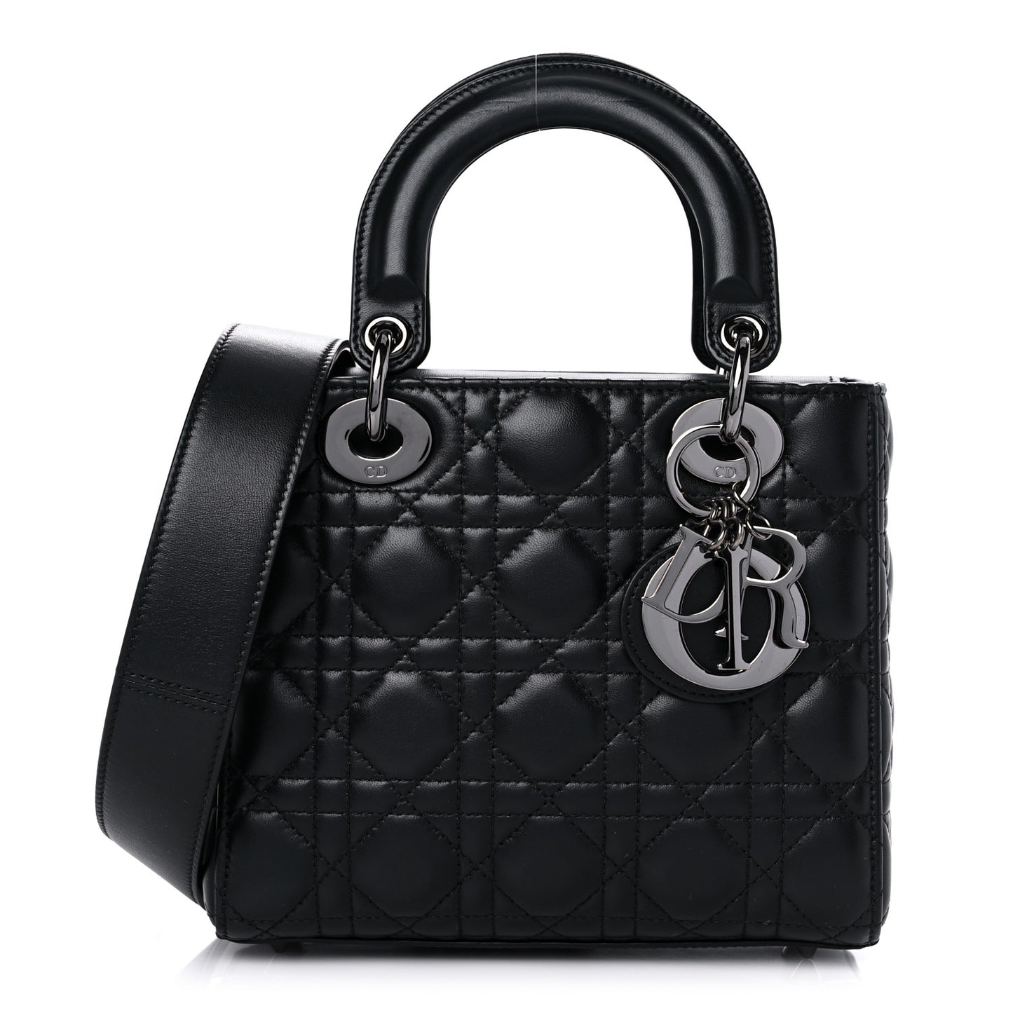 Lambskin Cannage Small My ABCDior Lady Dior Black