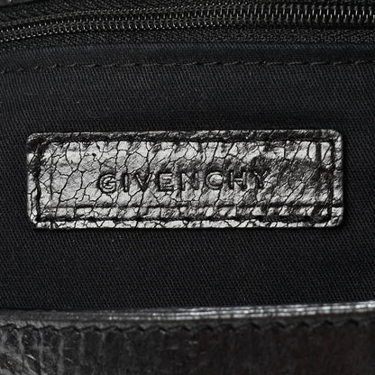 Givenchy Crinkled Patent Envelope Folded Clutch Black 7 of 13