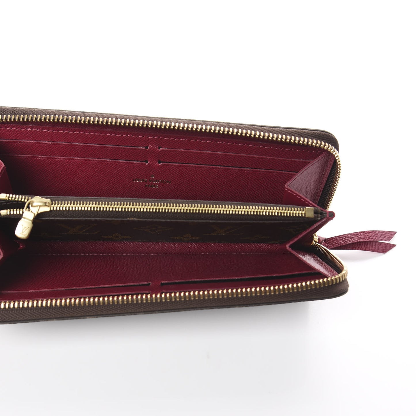 Monogram Clemence Wallet Fuchsia