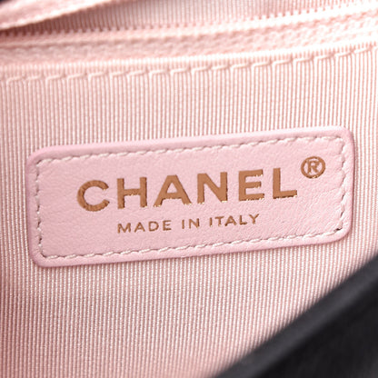 Chanel Caviar Quilted Large Studded Flap Black 6 of 8
