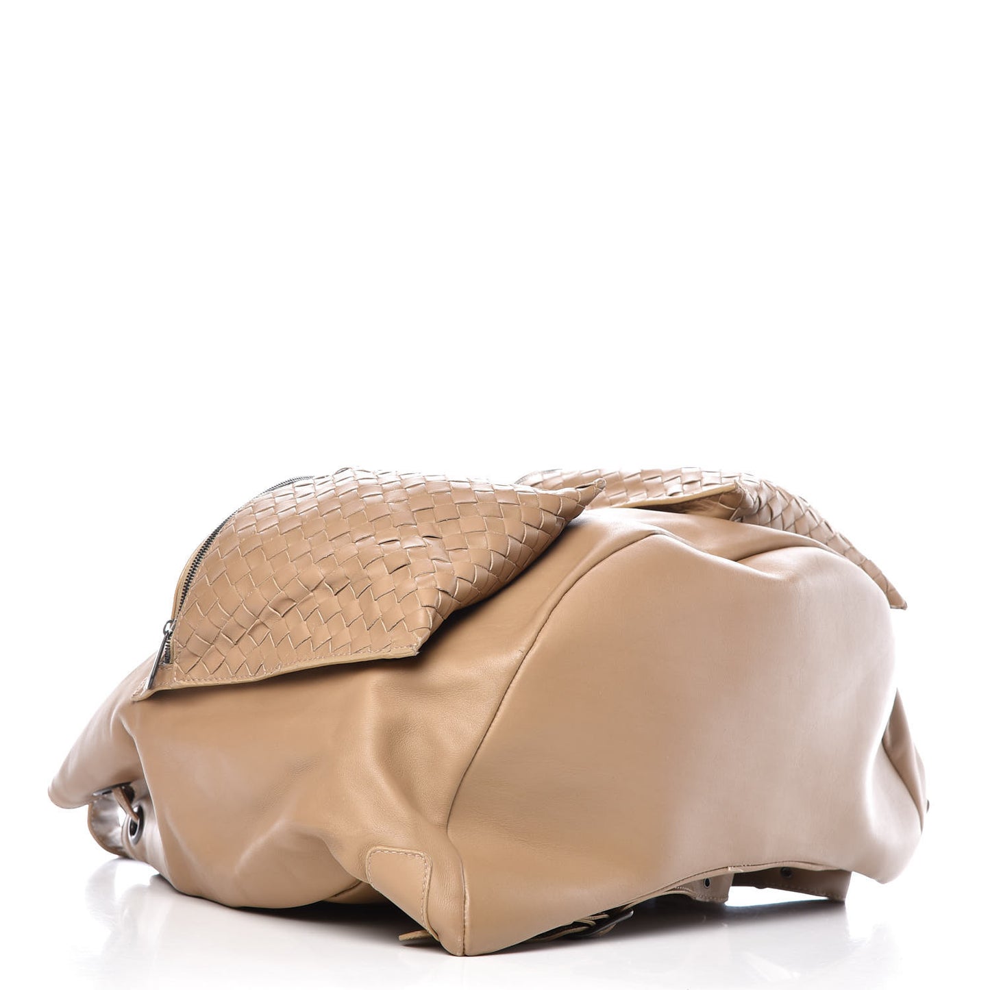 Nappa Intrecciato Backpack Walnut