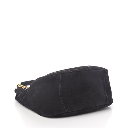 Prada Scamosciato Suede Hobo Black 4 of 9