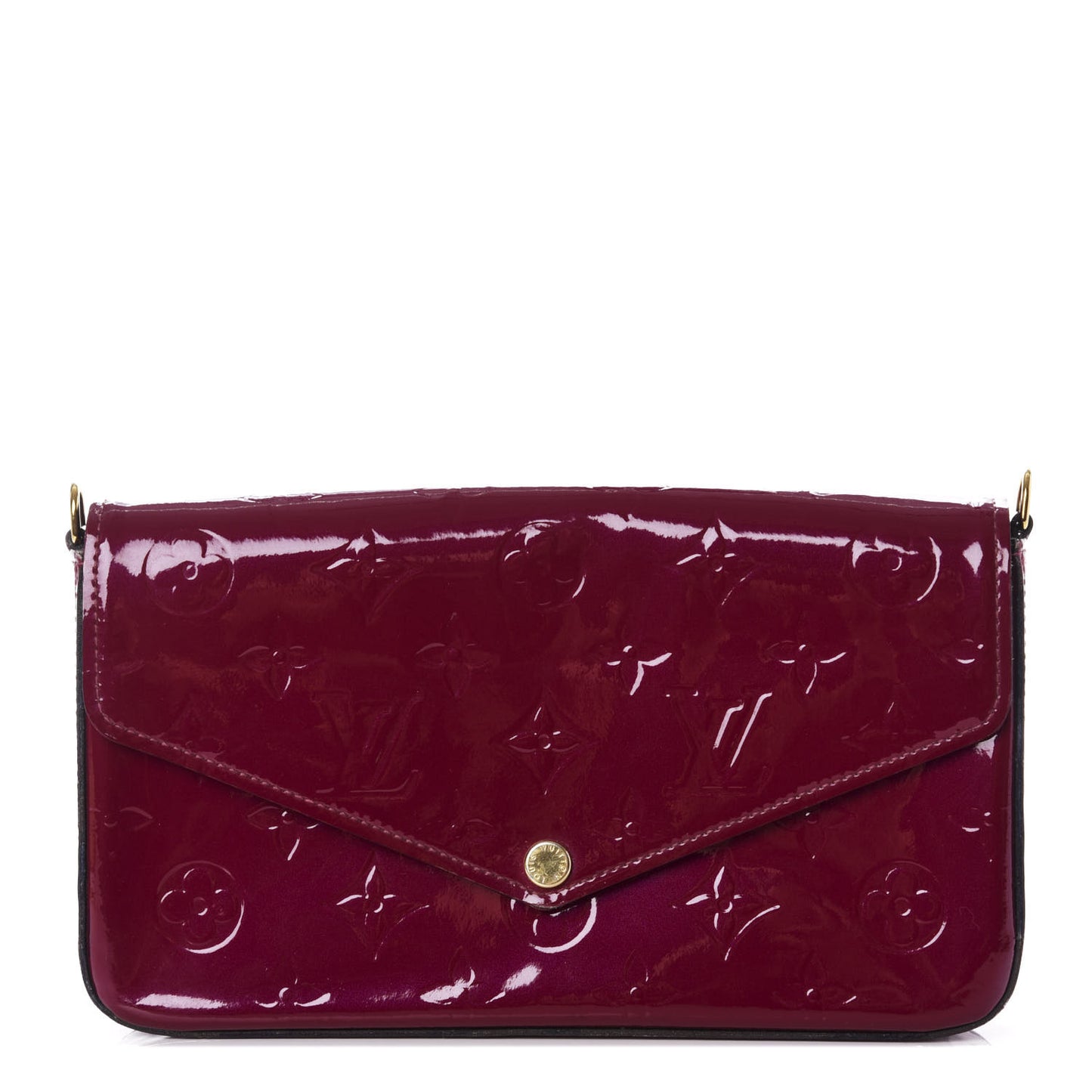 Vernis Felicie Chain Wallet Magenta