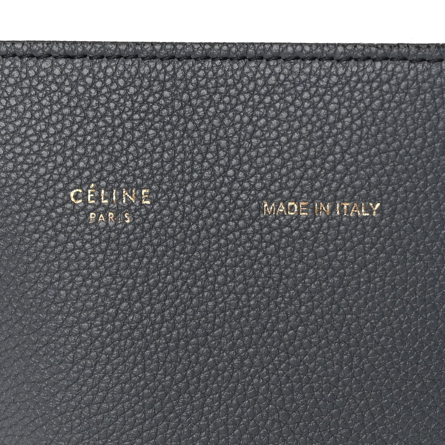 Soft Grained Calfskin Small Belt Cabas Phantom Slate