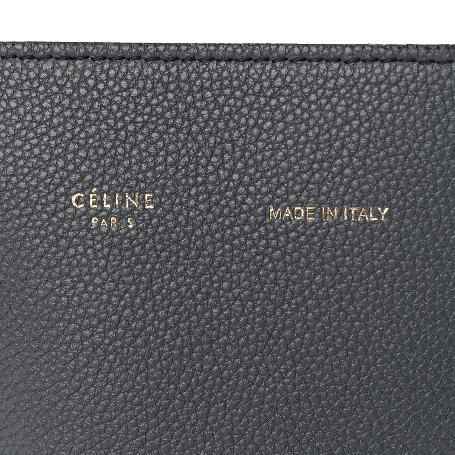 Celine Soft Grained Calfskin Small Belt Cabas Phantom Slate 6 of 12