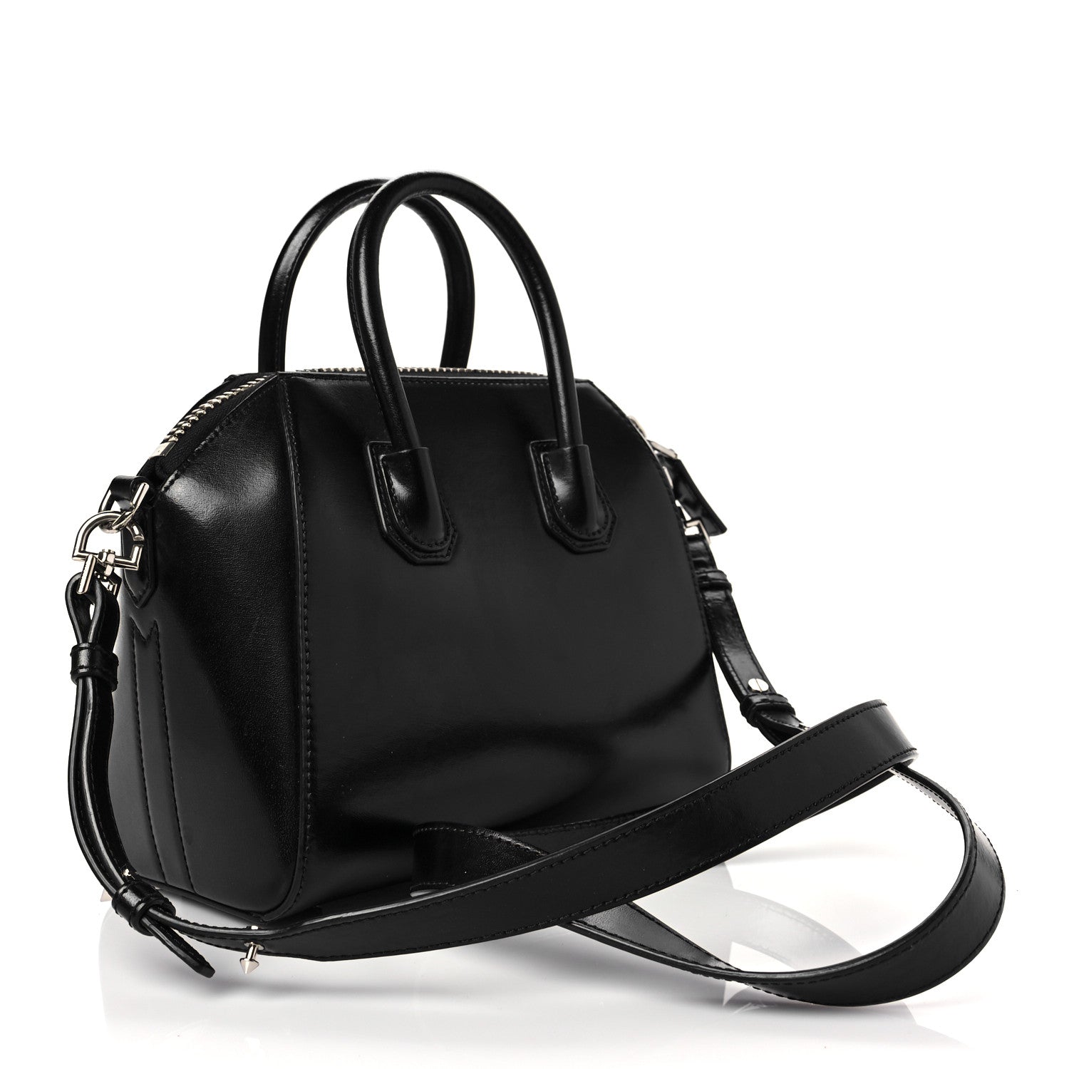 Givenchy Shiny Lord Calfskin Mini Antigona Black 3 of 8