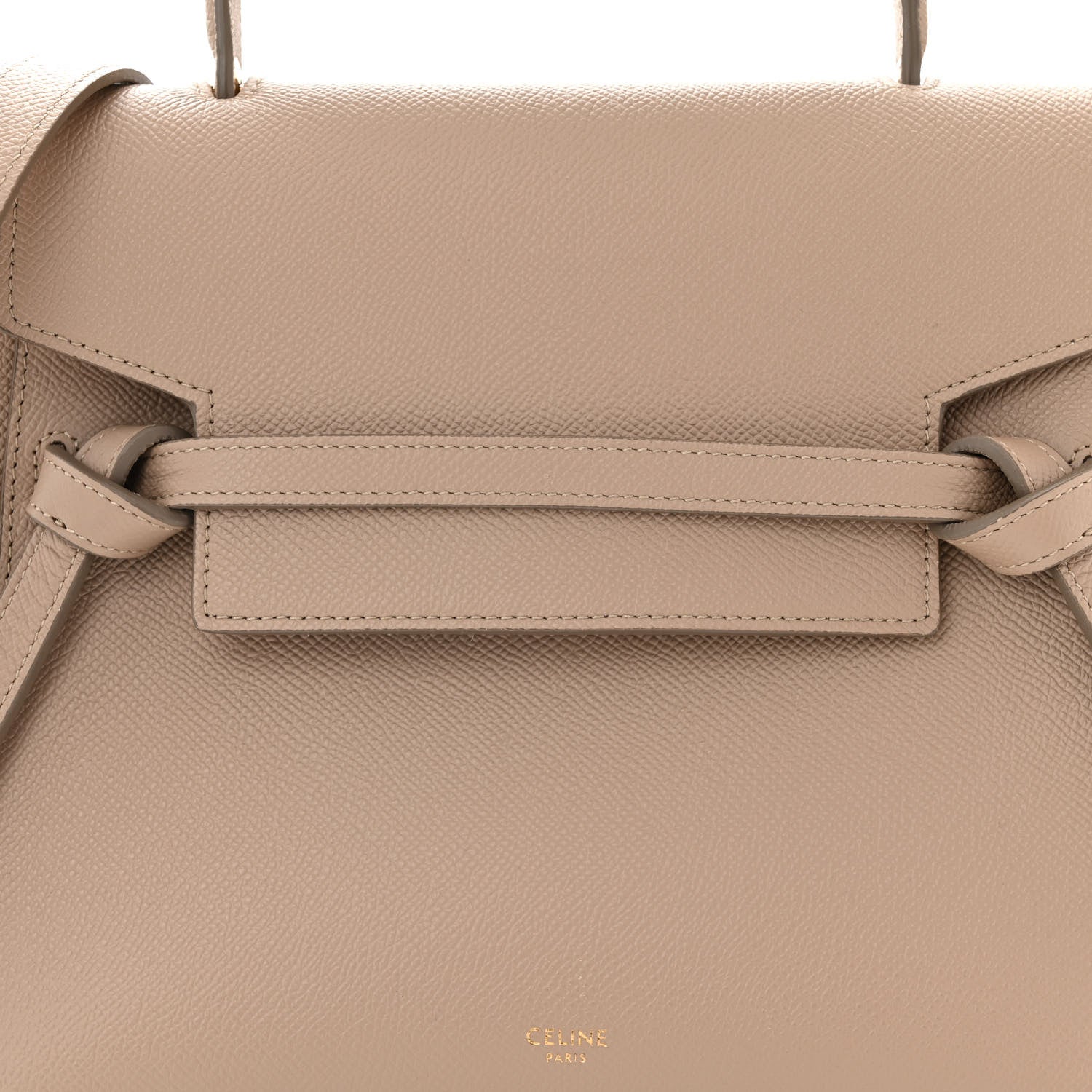Celine Grained Calfskin Micro Belt Bag Light Taupe 9 of 13