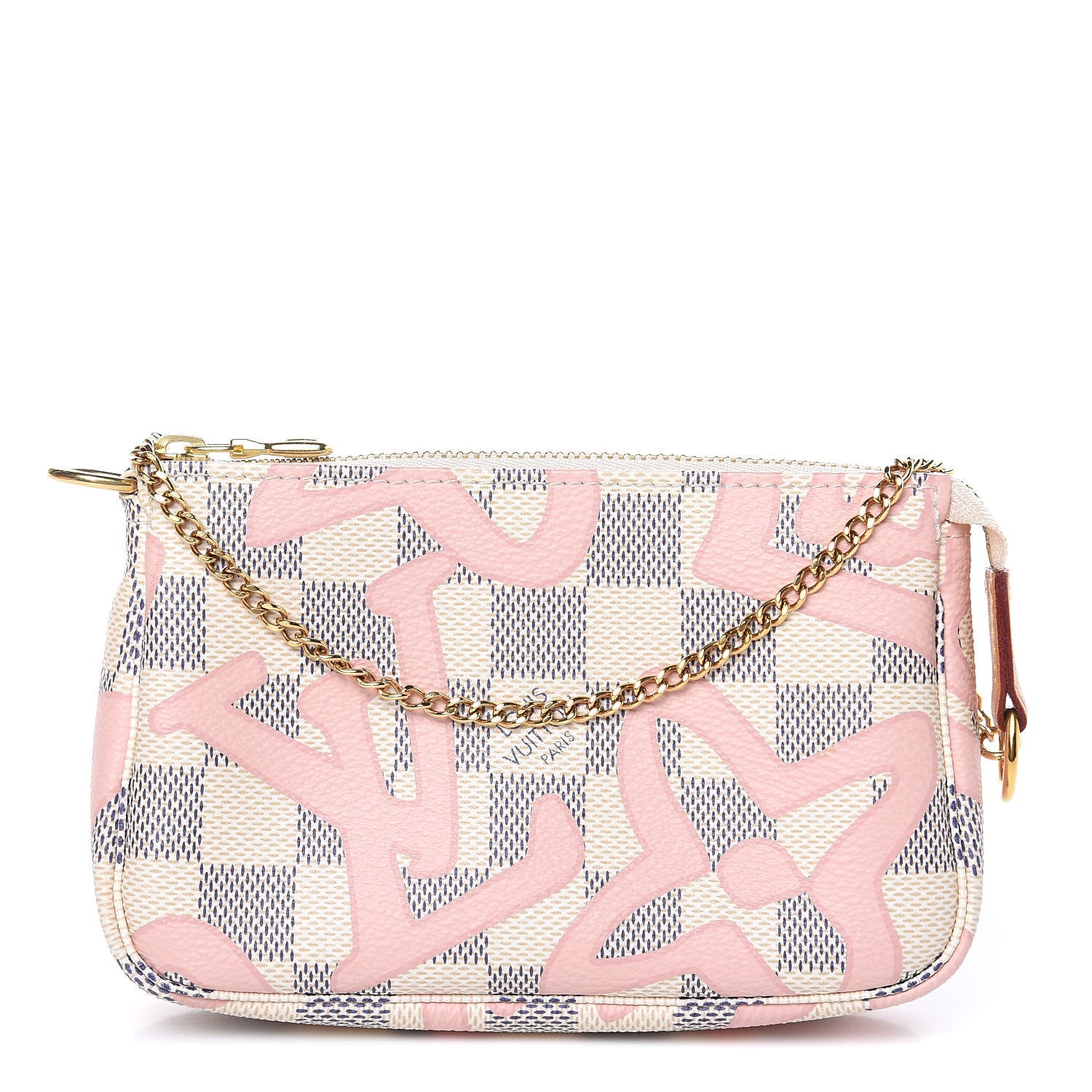 Louis Vuitton Damier Azur Tahitienne Mini Pochette Accessories 1 of 10
