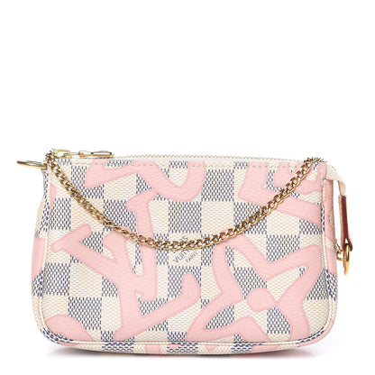 Louis Vuitton Damier Azur Tahitienne Mini Pochette Accessories 1 of 10