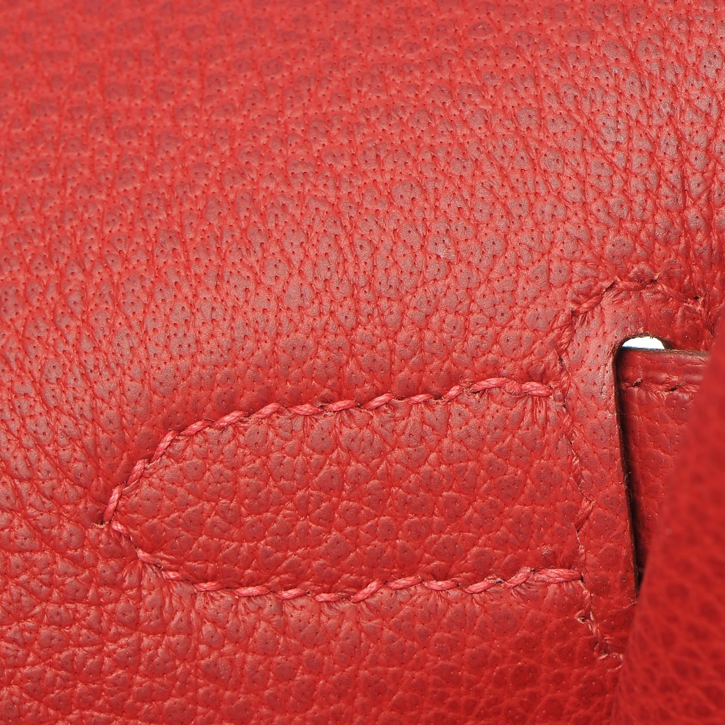 Buffle Skipper Birkin 35 Rouge Vif