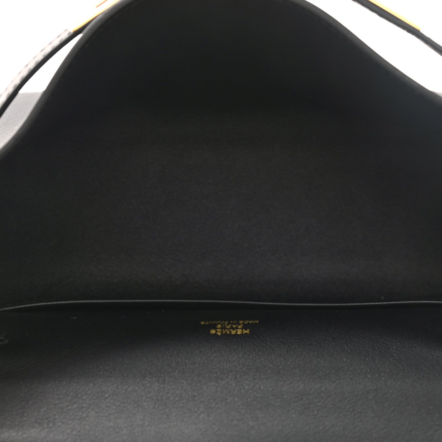 Hermes Swift Kelly Pochette Clutch Black 5 of 7