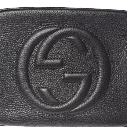 Gucci Pebbled Calfskin Small Soho Disco Bag Black 10 of 11