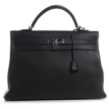 Hermes Togo Kelly 40 Black 1 of 10
