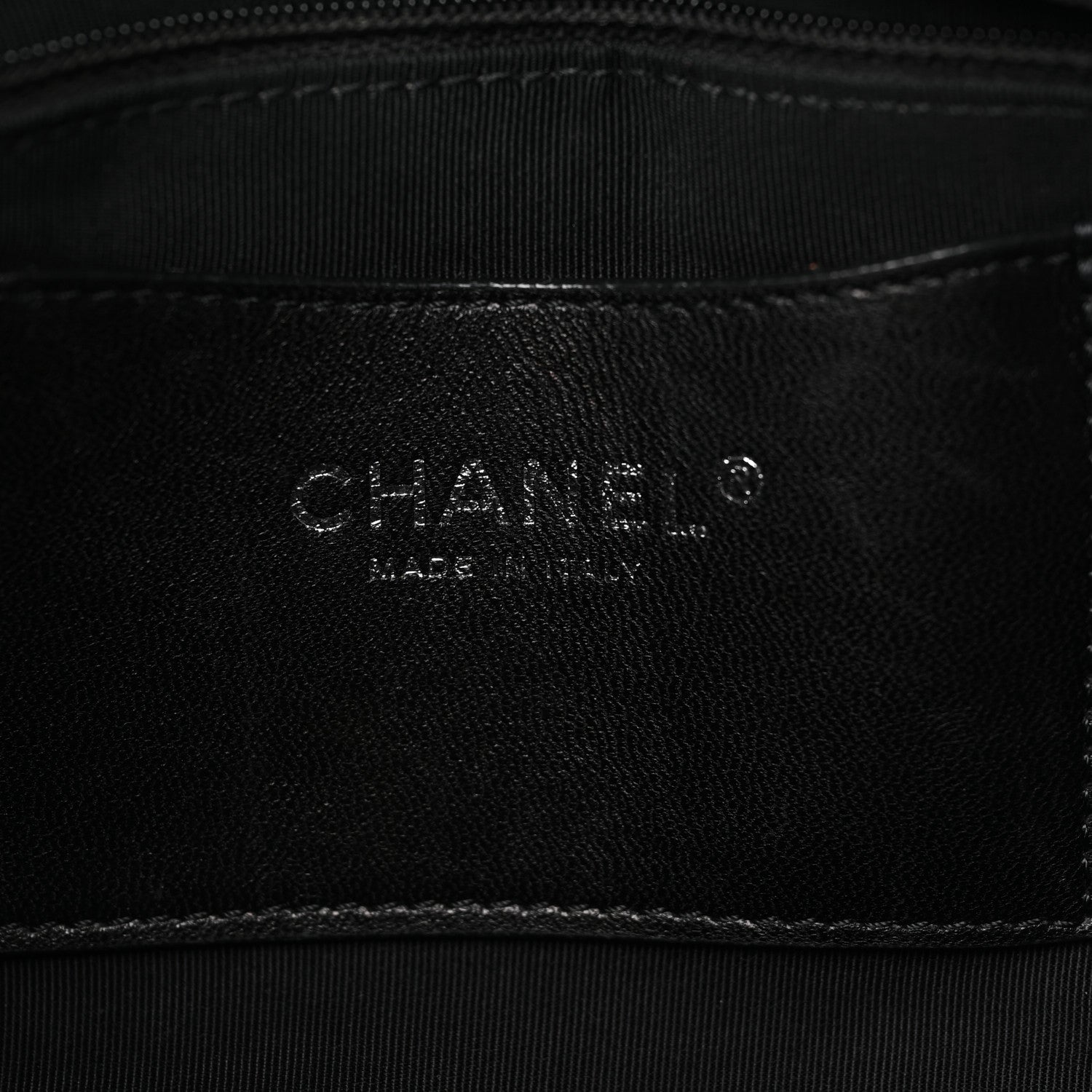 Chanel Patent Hand Embroidered Large Just Mademoiselle Black 6 of 9