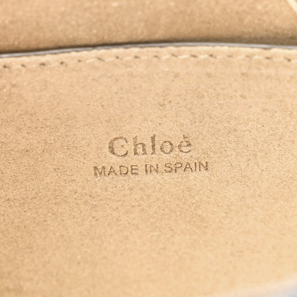 Chloe Suede Calfskin Small Faye Shoulder Bag Motty Grey 6 of 10