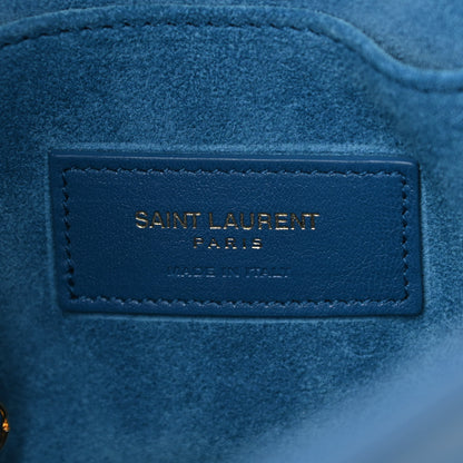 Saint Laurent Calfskin Baby Sac De Jour Indigo 6 of 9