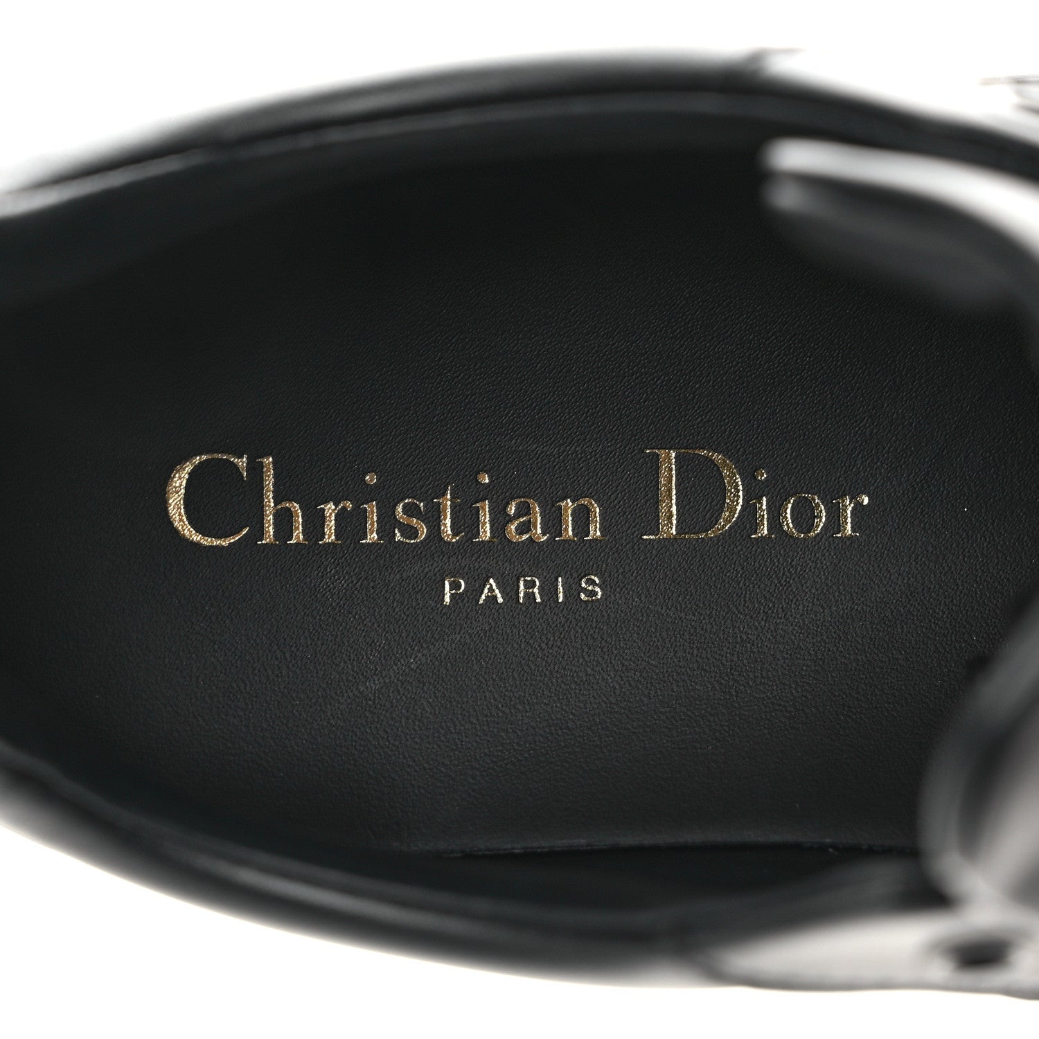 Christian Dior Calfskin Suede Logo Sneakers 36 Black 7 of 9