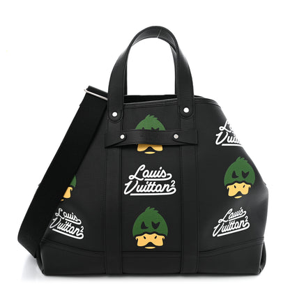 Louis Vuitton X NIGO Taurillon Duck Trolley Tote Black 1 of 9
