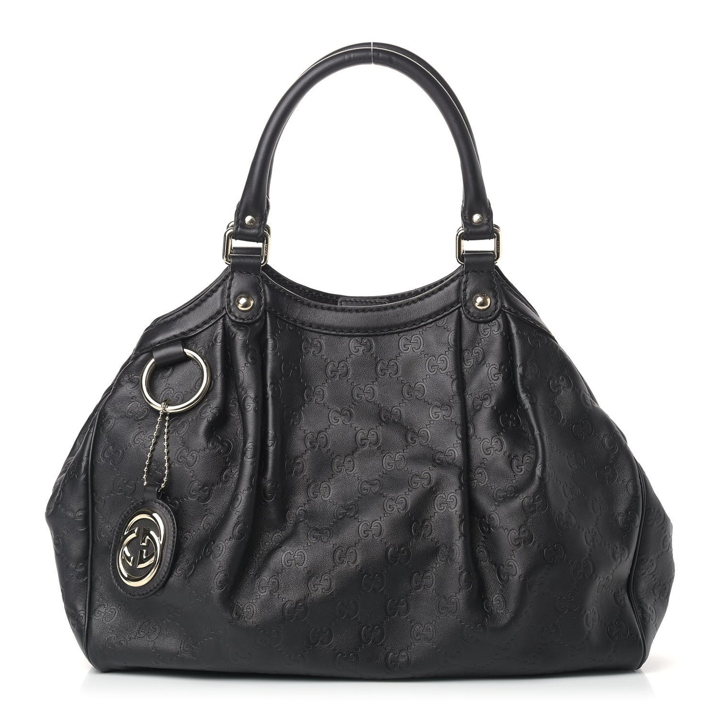 Guccissima Medium Sukey Tote Black