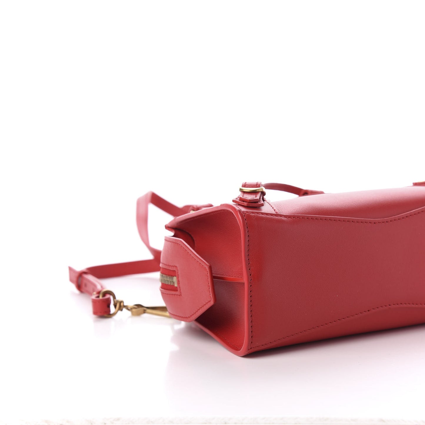 Smooth Calfskin Neo Classic Brass Hardware Mini City Red