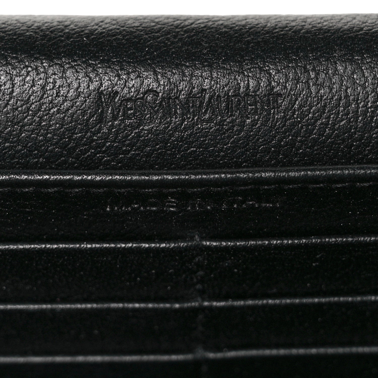 Saint Laurent Chevre Belle De Jour Flap Wallet Black 6 of 9