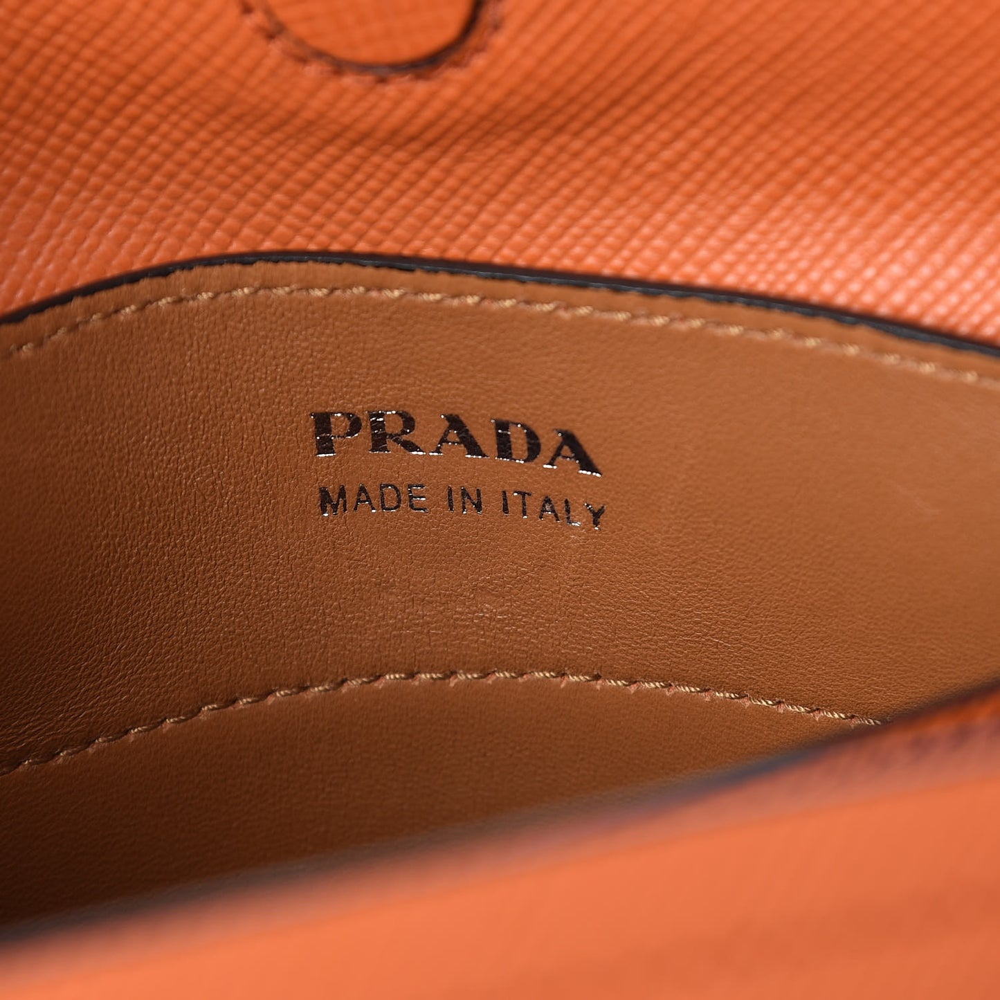 Saffiano Cuir Medium Double Handle Tote Papaya