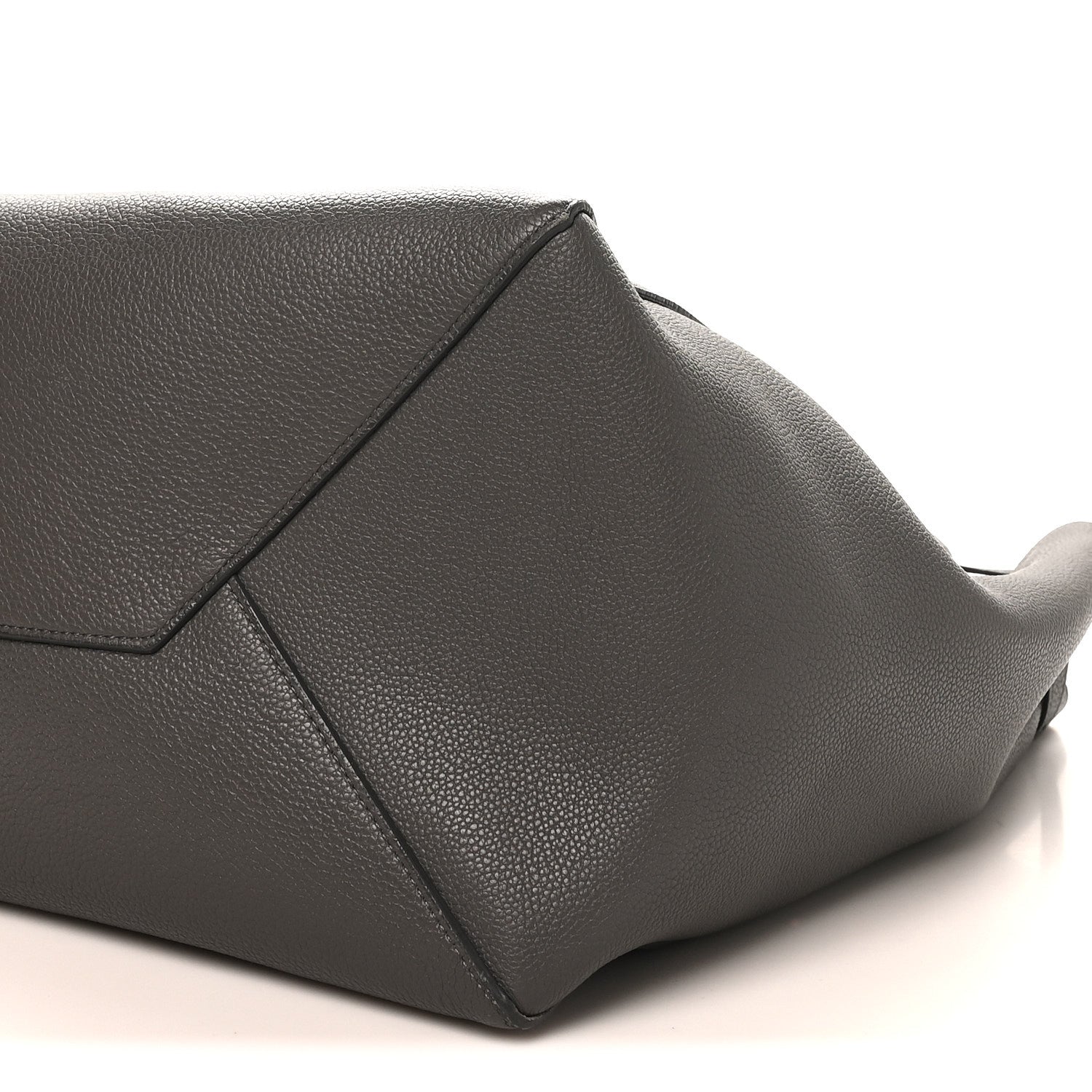 Celine Soft Grained Calfskin Medium Belt Cabas Phantom Grey 9 of 9