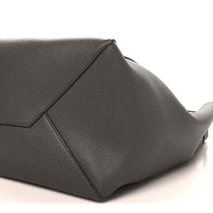 Celine Soft Grained Calfskin Medium Belt Cabas Phantom Grey 9 of 9