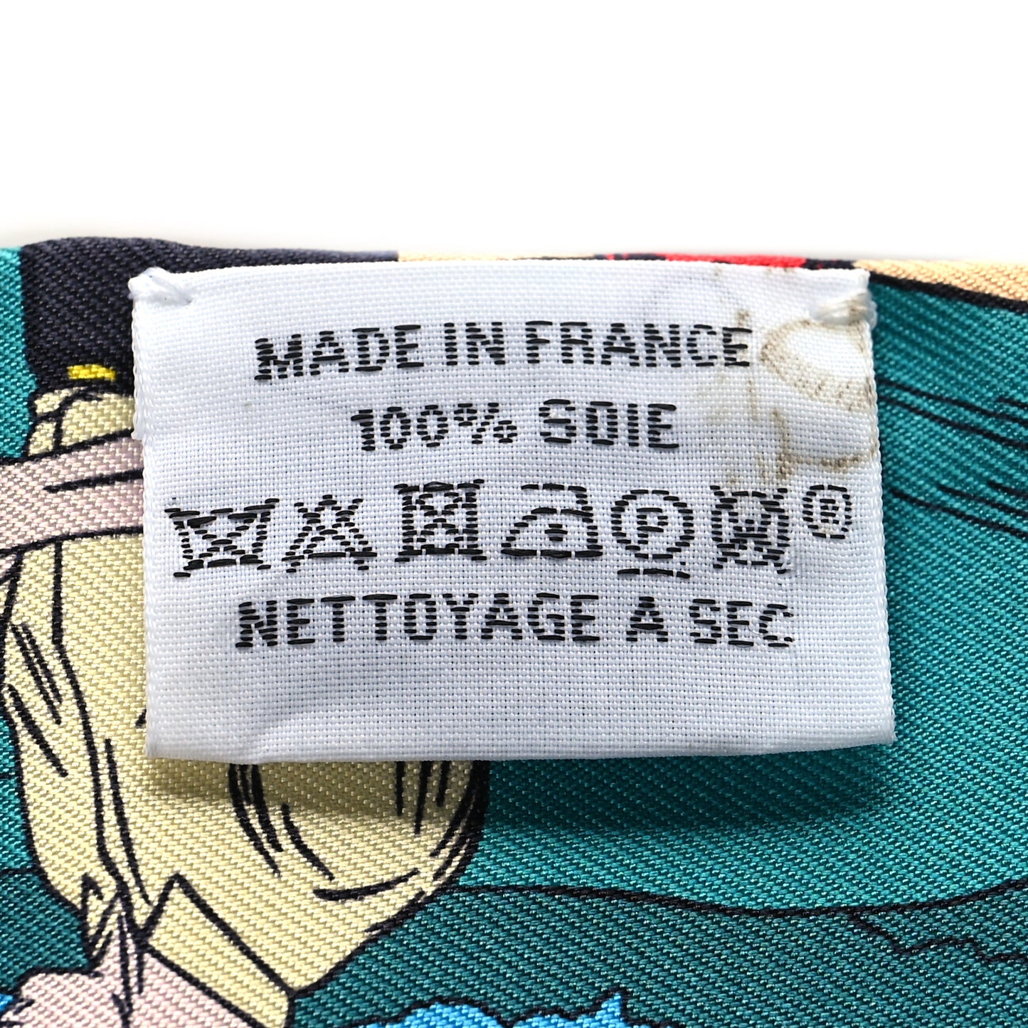 Silk Wow Twilly Bleu Azur Jaune