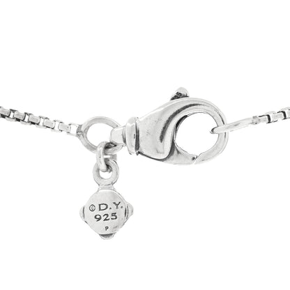 David Yurman Sterling Silver Black Orchid 8mm Petite Chatelaine Pendant Necklace 4 of 4
