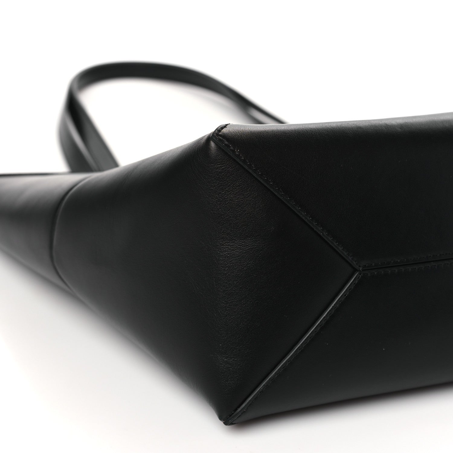 Loewe Shiny Calfskin Medium Puzzle Fold Tote Black 8 of 9