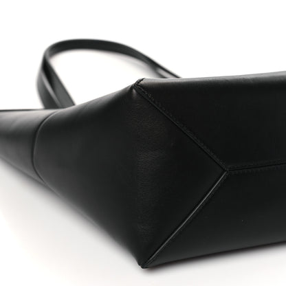 Loewe Shiny Calfskin Medium Puzzle Fold Tote Black 8 of 9