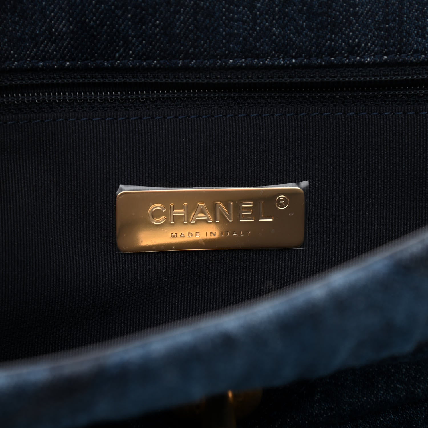 Chanel Denim Quilted Medium Chanel 19 Flap Blue 6 of 9