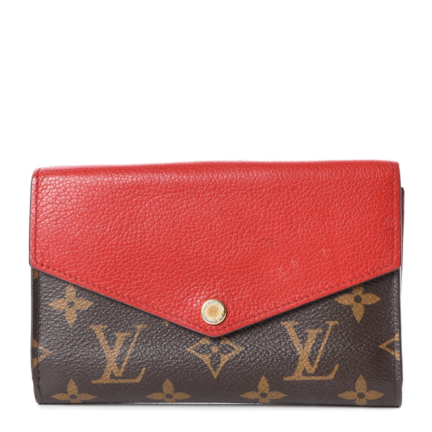 Monogram Pallas Compact Wallet Cherry